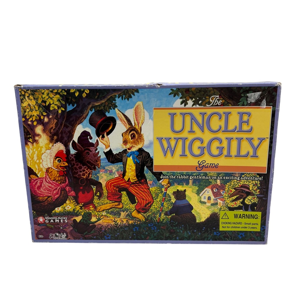 Uncle Wiggily Board Game Winning Moves Games Classic Retro Kids Reading Complete